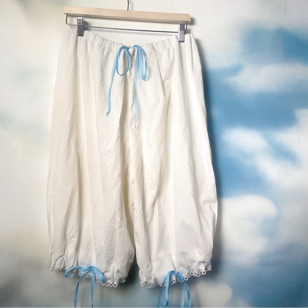 Upcycled vintage crochet bloomers